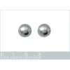 Boucles puces d'oreilles Plaqué Or 750 boules 10 mm imitation perles femme tiges