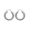 Créoles argent 925 rhodié