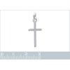 Pendentif argent massif 925 rhodié