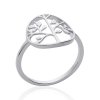 Bague argent massif 925 rhodié