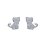 Boucles d'oreilles puces 8 mm petit chat enfant fille - Marion - argent 925