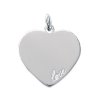 Pendentif argent massif 925 rhodié