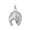 Pendentif argent massif 925 rhodié