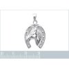 Pendentif argent massif 925 rhodié