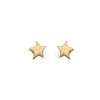 Boucles d'oreilles puces étoiles 5 mm Plaqué Or jaune 750