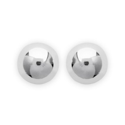 Boucles d'oreilles 5 mm clous tiges puces boules - Jeanne - argent massif 925
