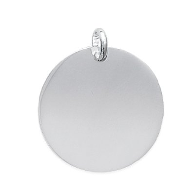 Pendentif argent massif 925 rhodié