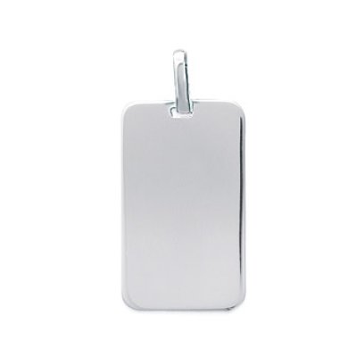 Pendentif argent massif 925 rhodié