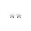 Boucles d'oreilles puces clous étoiles 5 mm - Bonnie - argent massif 925 rhodié