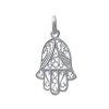 Pendentif argent massif 925 rhodié