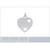 Pendentif argent massif 925 rhodié