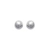 Boucles d'oreilles 5 mm boules puces clous - Oceane - argent massif 925 rhodié