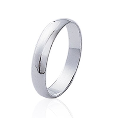 Bague argent massif 925 rhodié