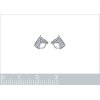 Boucles d'oreilles enfant puces tête de cheval 7 mm - Ondine - argent massif 925