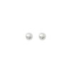 Boucles d'oreilles perles d'imitation 3mm plaqué or 750 3 microns