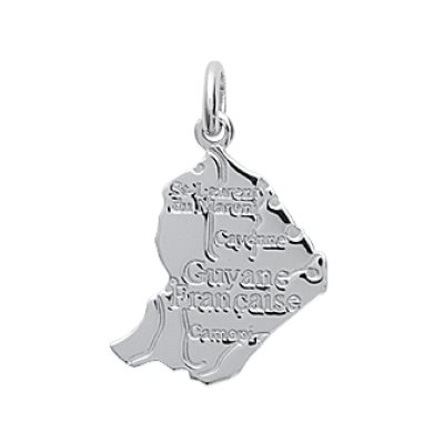 Pendentif argent massif 925 rhodié