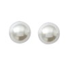 Boucles d'oreilles perles 4 mm plaqué or 750 puces tiges