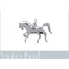 Pendentif argent massif 925 rhodié