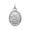 Pendentif argent massif 925 rhodié