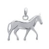 Pendentif argent massif 925 rhodié