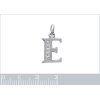 Pendentif argent massif 925 rhodié et oxyde de zirconium