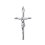 Pendentif Crucifix Jesus crois 35mm x 20mm argent massif 925