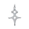 Pendentif Croix du Sud 25mm x 20mm argent massif 925