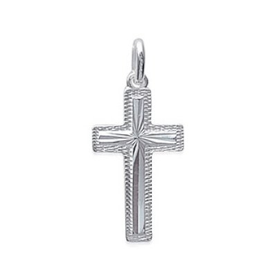 Pendentif argent massif 925 rhodié