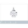 Pendentif argent massif 925 rhodié