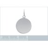 Pendentif argent massif 925 rhodié