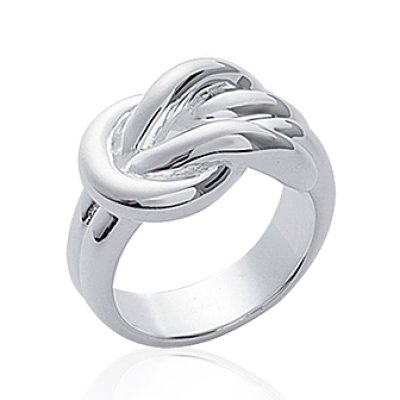 Bague argent massif 925 rhodié