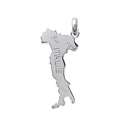 Pendentif argent massif 925 rhodié