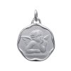 Pendentif argent massif 925 rhodié