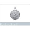 Pendentif argent massif 925 rhodié