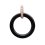 Pendentif plaqué or 750 3 microns rose oxyde de zirconium et céramique