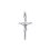 Pendentif argent massif 925 Croix Jesus Crucifix 22mm x 13mm