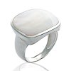 Bague argent massif 925 et nacre