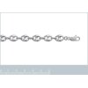 Bracelet argent massif 925 rhodié longueur 21 cm