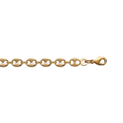 Bracelet plaqué or 750 3 microns longueur 20 cm
