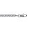 Chaîne argent massif 925 rhodié taille 60 cm