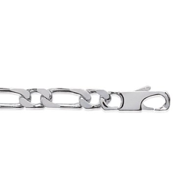 Bracelet argent massif 925 rhodié longueur 21 cm