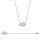 Collier argent massif 925 rhodié longueur 45 cm