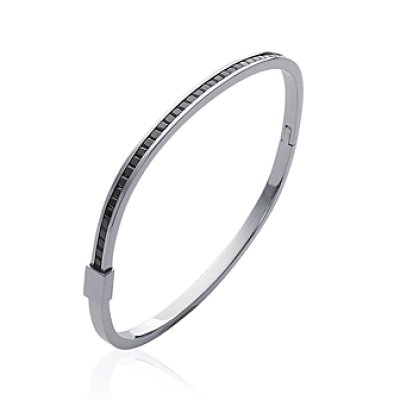 Jonc acier et oxyde de zirconium diamètre 62 mm