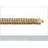 Bracelet plaqué or 750 3 microns longueur 19 cm