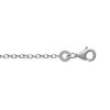 Chaîne argent massif 925 rhodié taille 55 cm