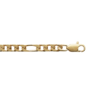 Bracelet plaqué or 750 3 microns longueur 21 cm