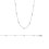 Chaîne argent massif 925 rhodié taille 45 cm