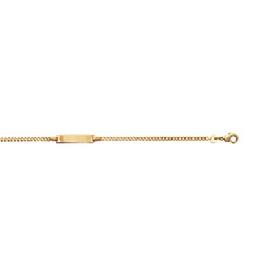 Bracelet plaqué or 750 3 microns longueur 15 cm