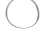 Collier acier longueur 42 cm
