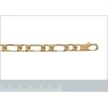 Bracelet plaqué or 750 3 microns longueur 23 cm